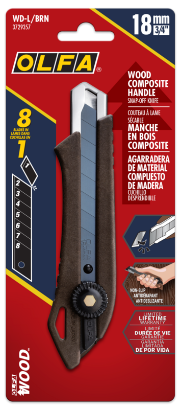 olfa-wd-l-18mm-wood-composite-ratchet-lock-heavy-duty-utility-knife image 7