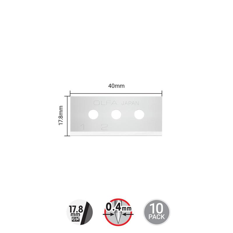 olfa-skb-10-sk-10-four-position-safety-blade-carbon-tool-steel-replacement-blade image 2