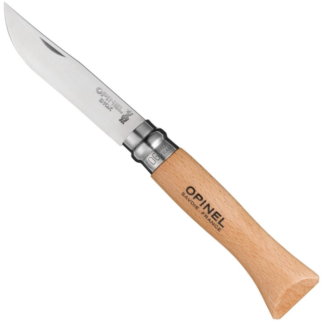 opinel-no-06-stainless-steel-folding-knife-engraved-gift-bundle-set-of-6-with-ch image 2