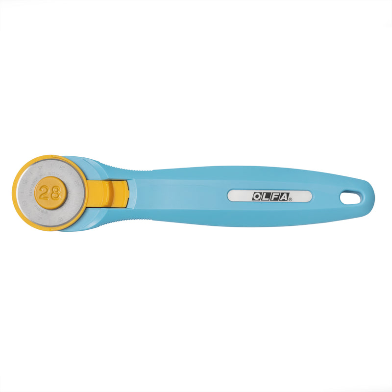 olfa-rty-1c-tk-aqa-28mm-quick-change-rotary-cutter-with-bonus-tk-4-touch-knife image 2