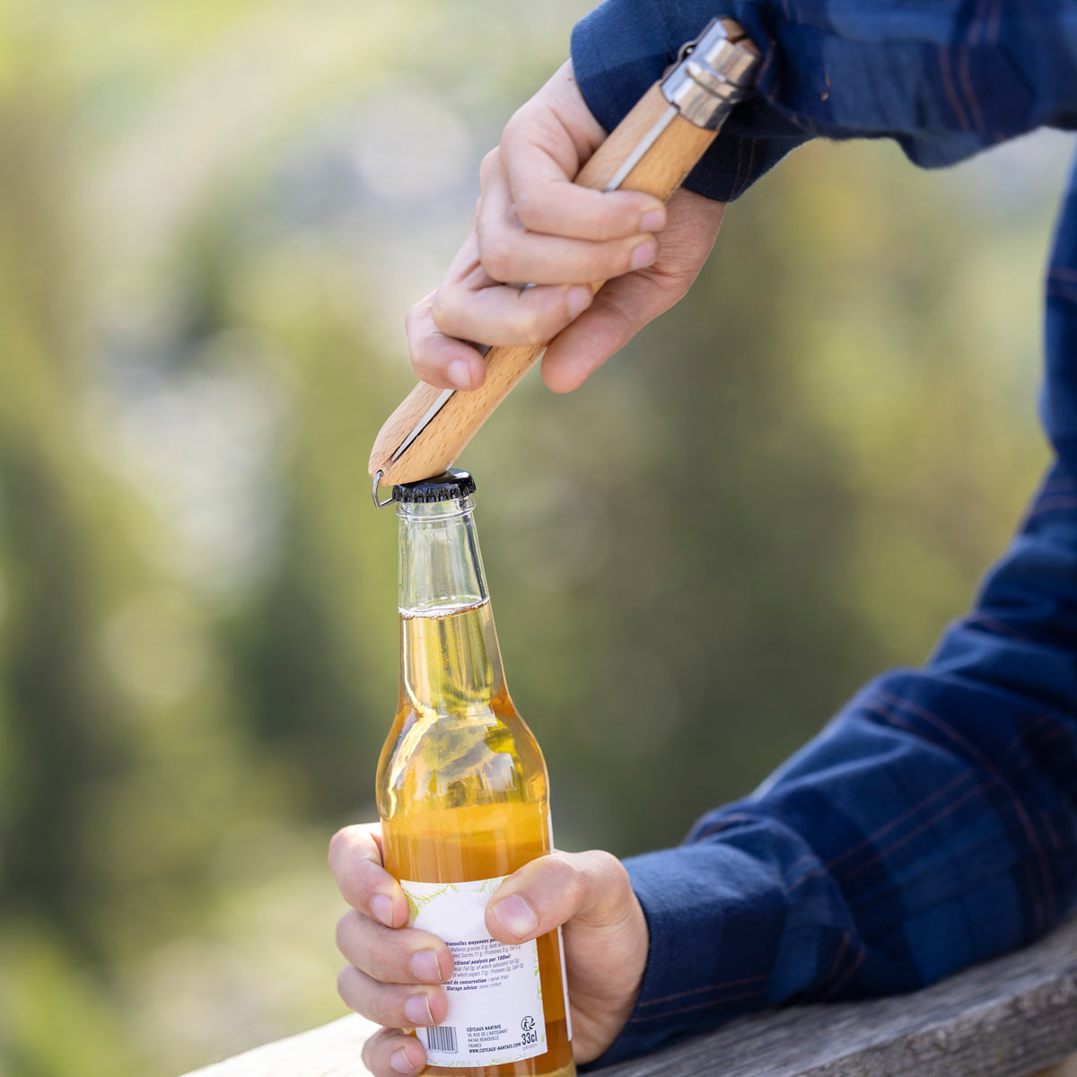 opinel-grilling-set-no-12b-stainless-steel-bbq-folding-knife-with-bottle-opener- image 6