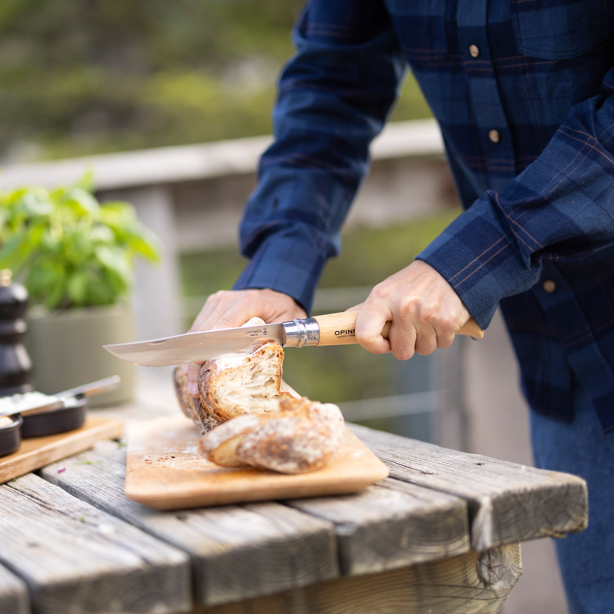 opinel-grilling-set-no-12b-stainless-steel-bbq-folding-knife-with-bottle-opener- image 7