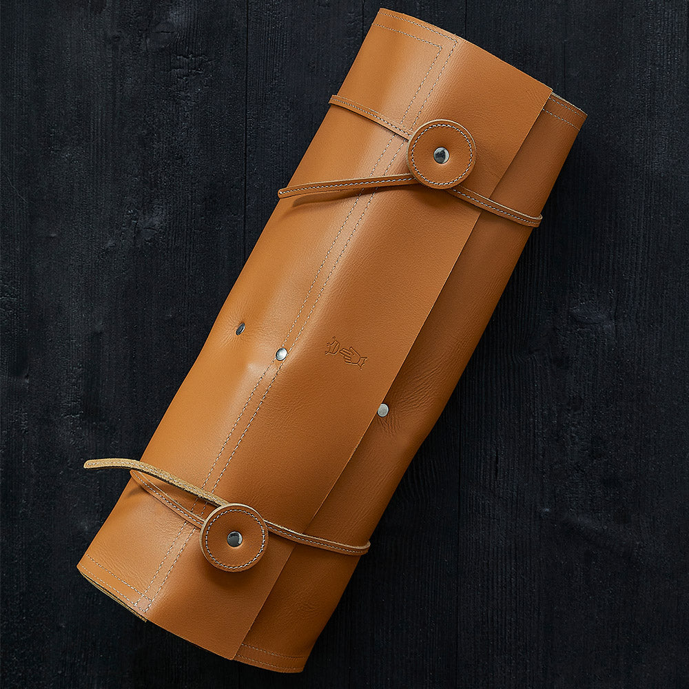 opinel-leather-chef-knife-roll-8-slot-storage-for-kitchen-knives image 5