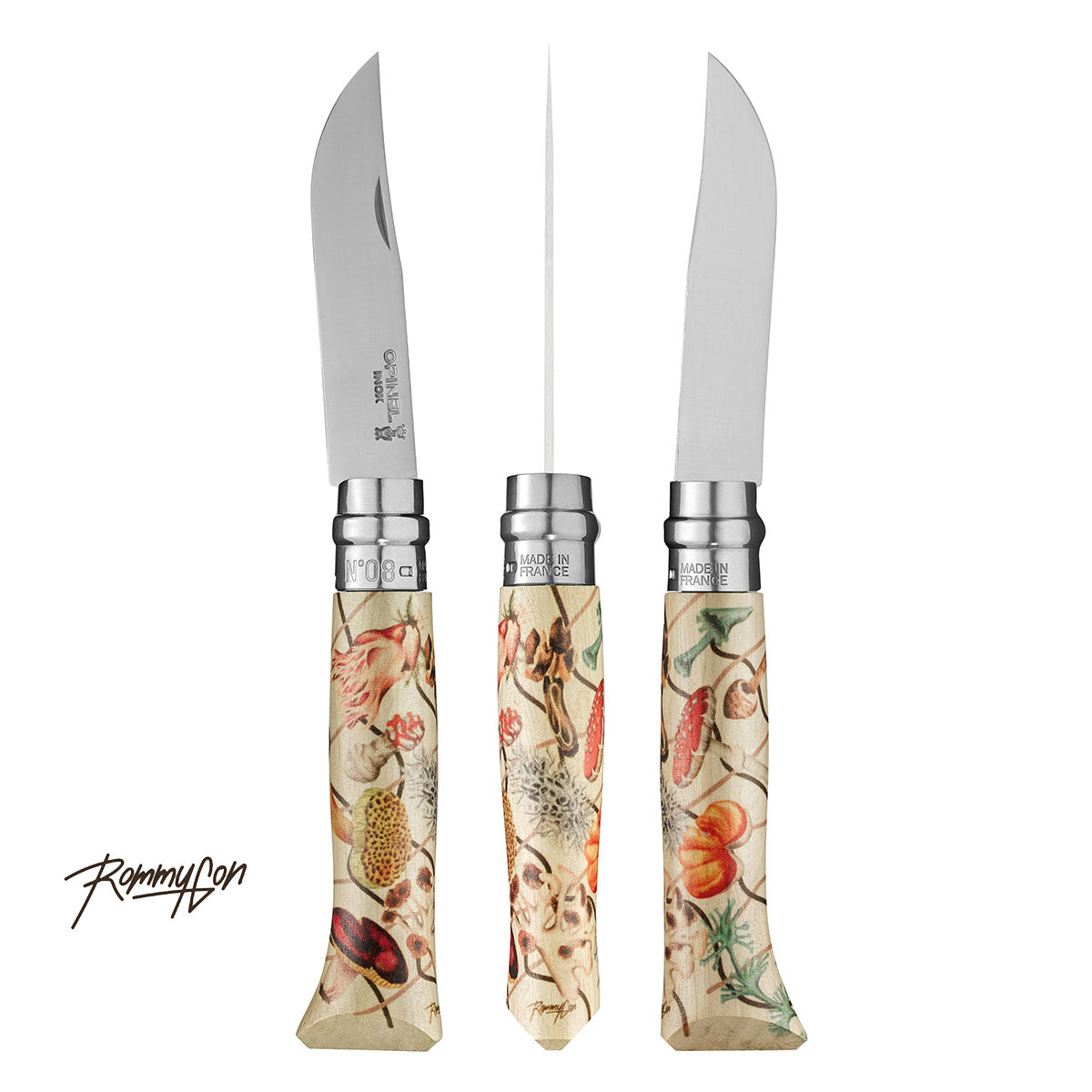 opinel-no-08-limited-edition-nature-artist-series-iv-folding-pocket-knife-decora image 2