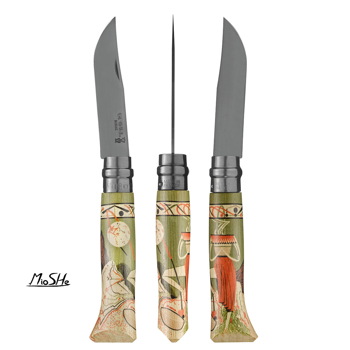 opinel-no-08-limited-edition-nature-artist-series-iv-folding-pocket-knife-decora image 3