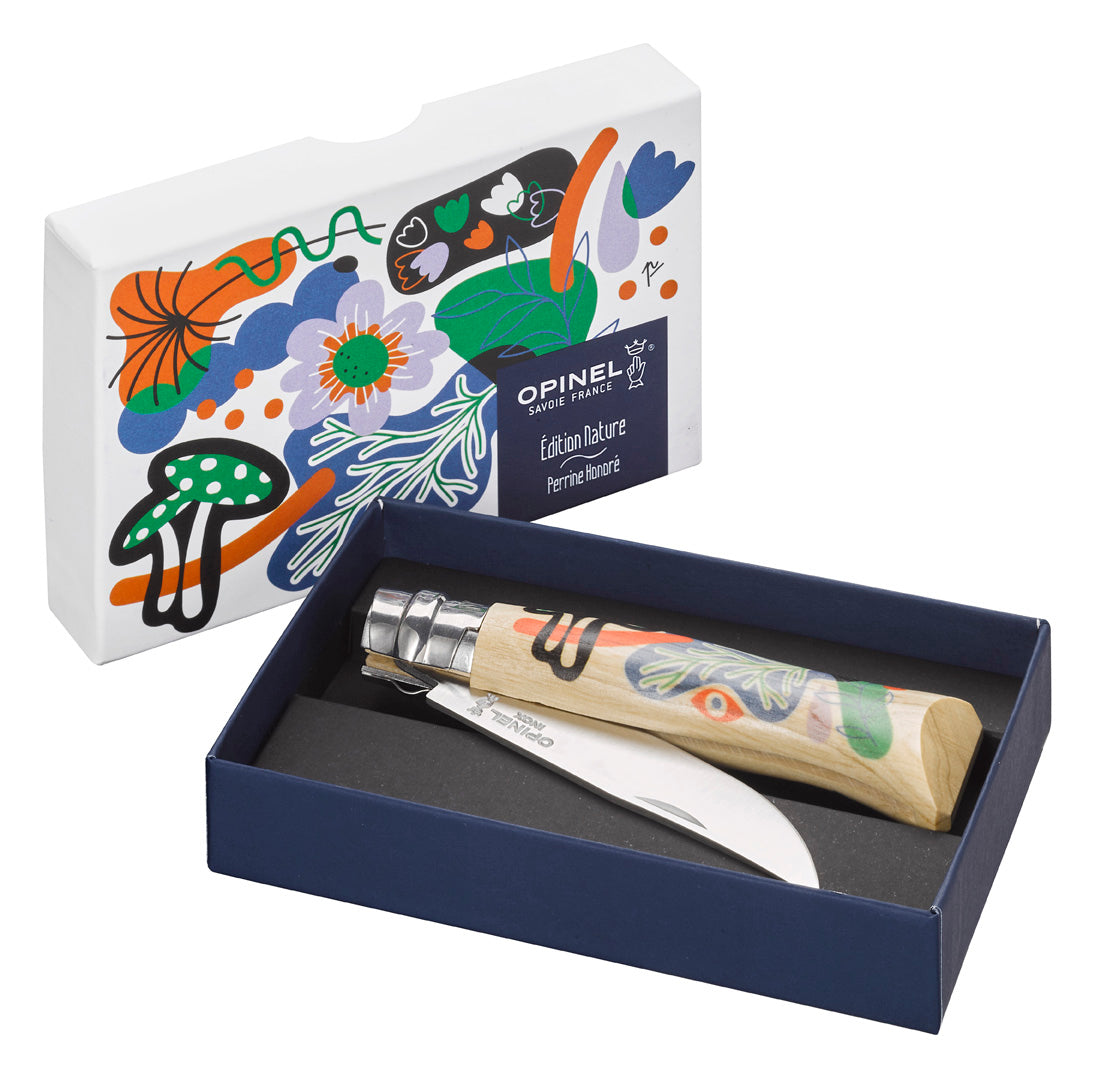 opinel-no-08-limited-edition-nature-artist-series-iv-folding-pocket-knife-decora image 8