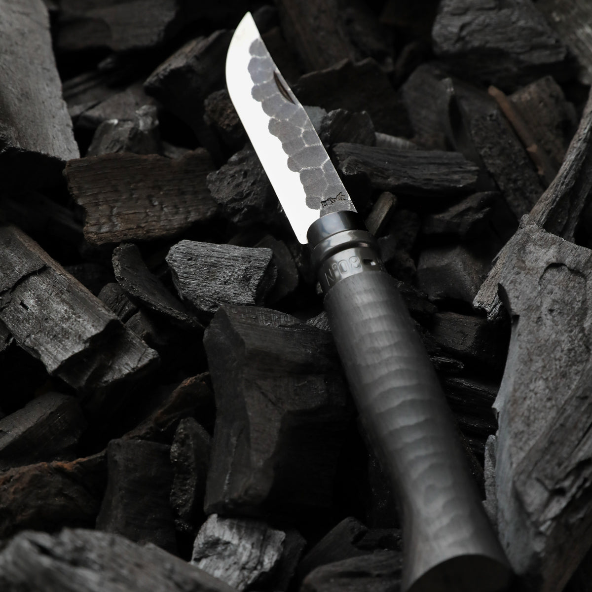 opinel-limited-edition-no-08-carbon-forged-folding-knife-brute-de-forge-carbon-s image 4