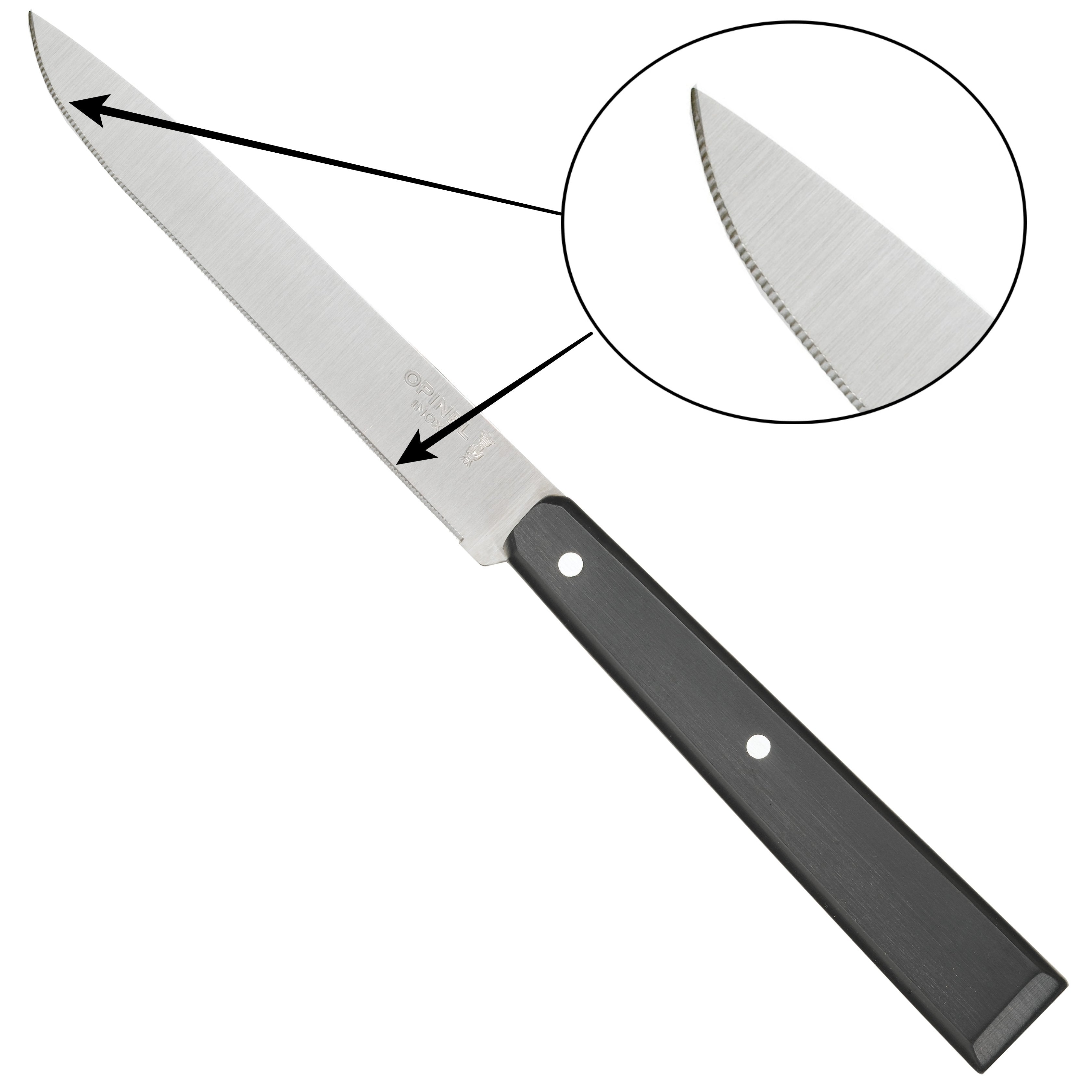 opinel-bon-app-tit-no-125-pro-steak-knife-micro-serrated-dishwasher-safe image 3