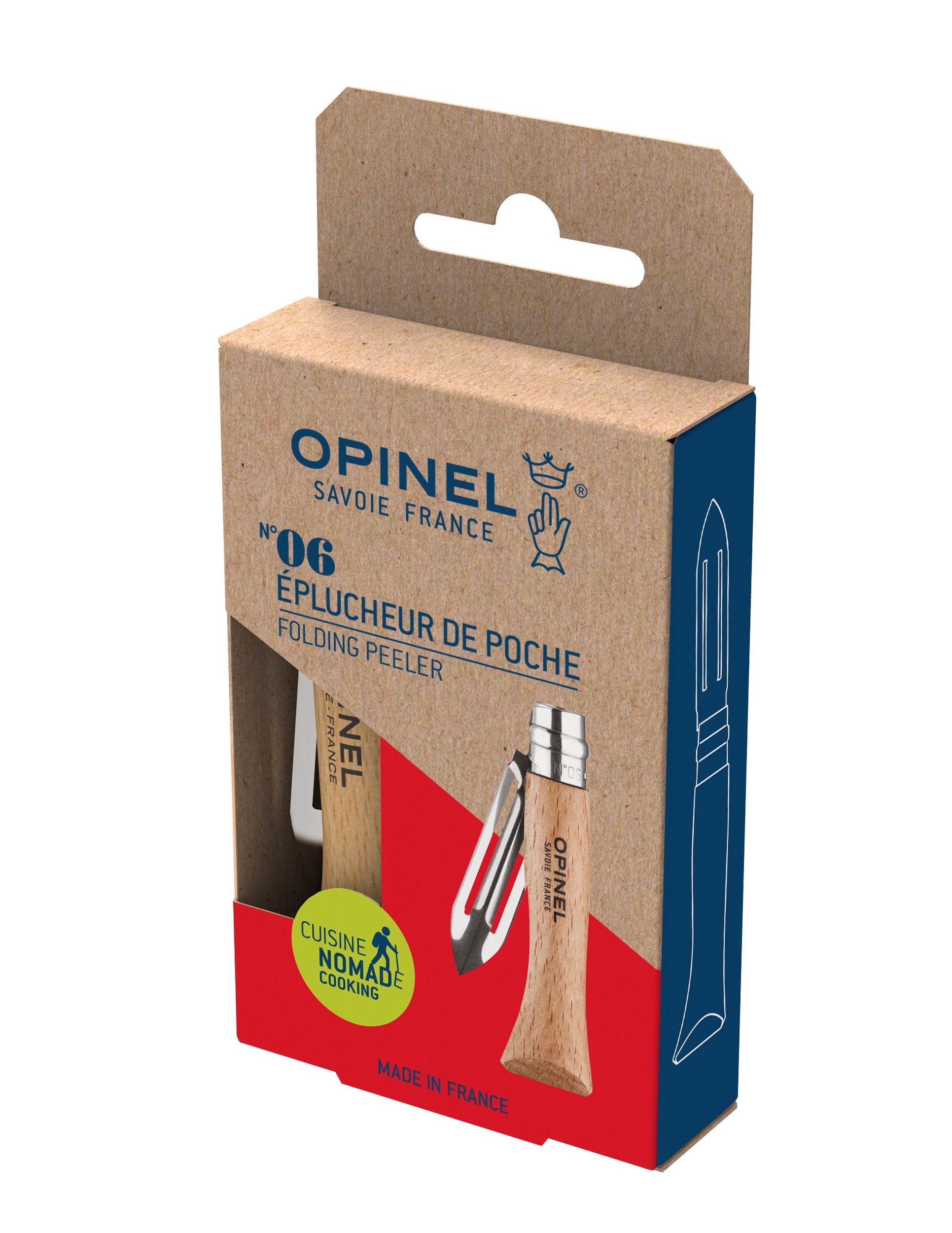 opinel-second-chance-no-06-folding-peeler-stainless-steel-blade-beechwood-handle image 4