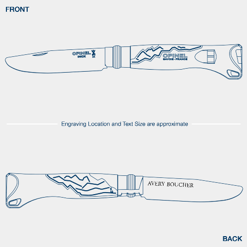 opinel-no-07-outdoor-junior-kids-folding-knife-blue-safety-rounded-tip-whistle-v image 1