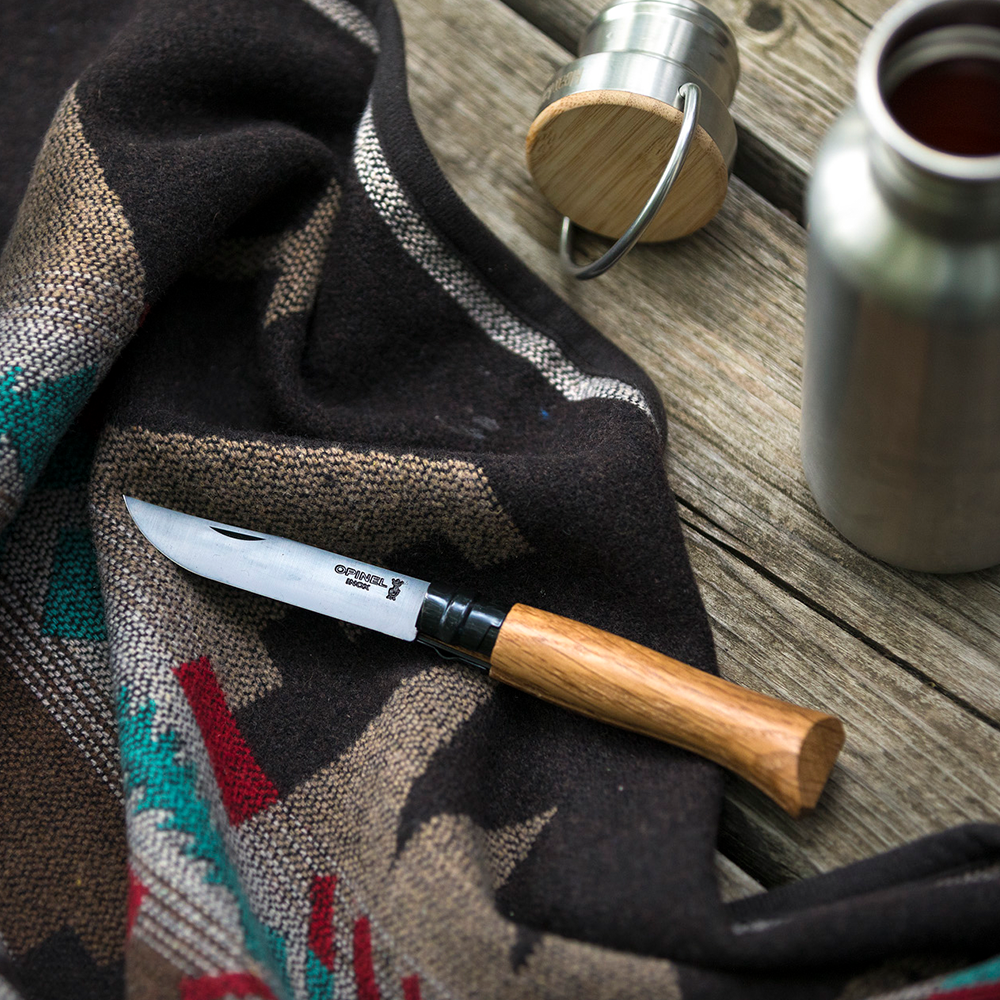 opinel-second-chance-no-08-black-oak-folding-knife-matte-black-edc-pocket-knife image 2