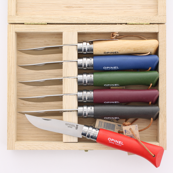 opinel-no-08-colorama-6-piece-box-set-stainless-steel-folding-knives-in-6-colorw image 2