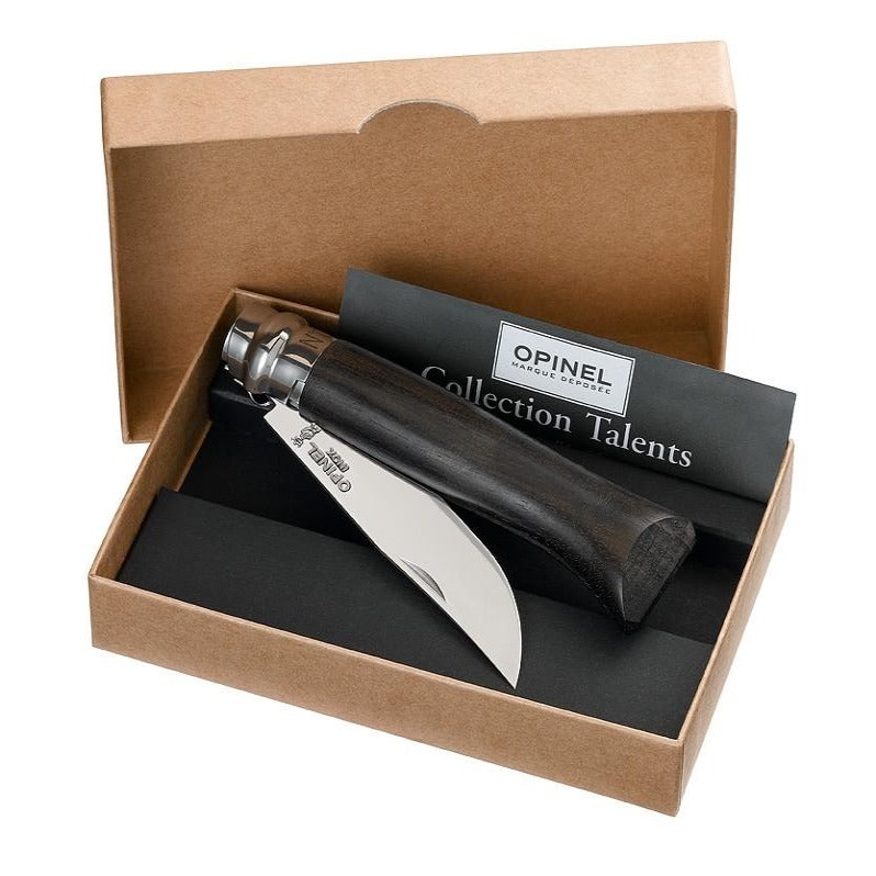 opinel-no-08-ebony-mirror-polished-stainless-steel-folding-knife-second-chance-o image 2