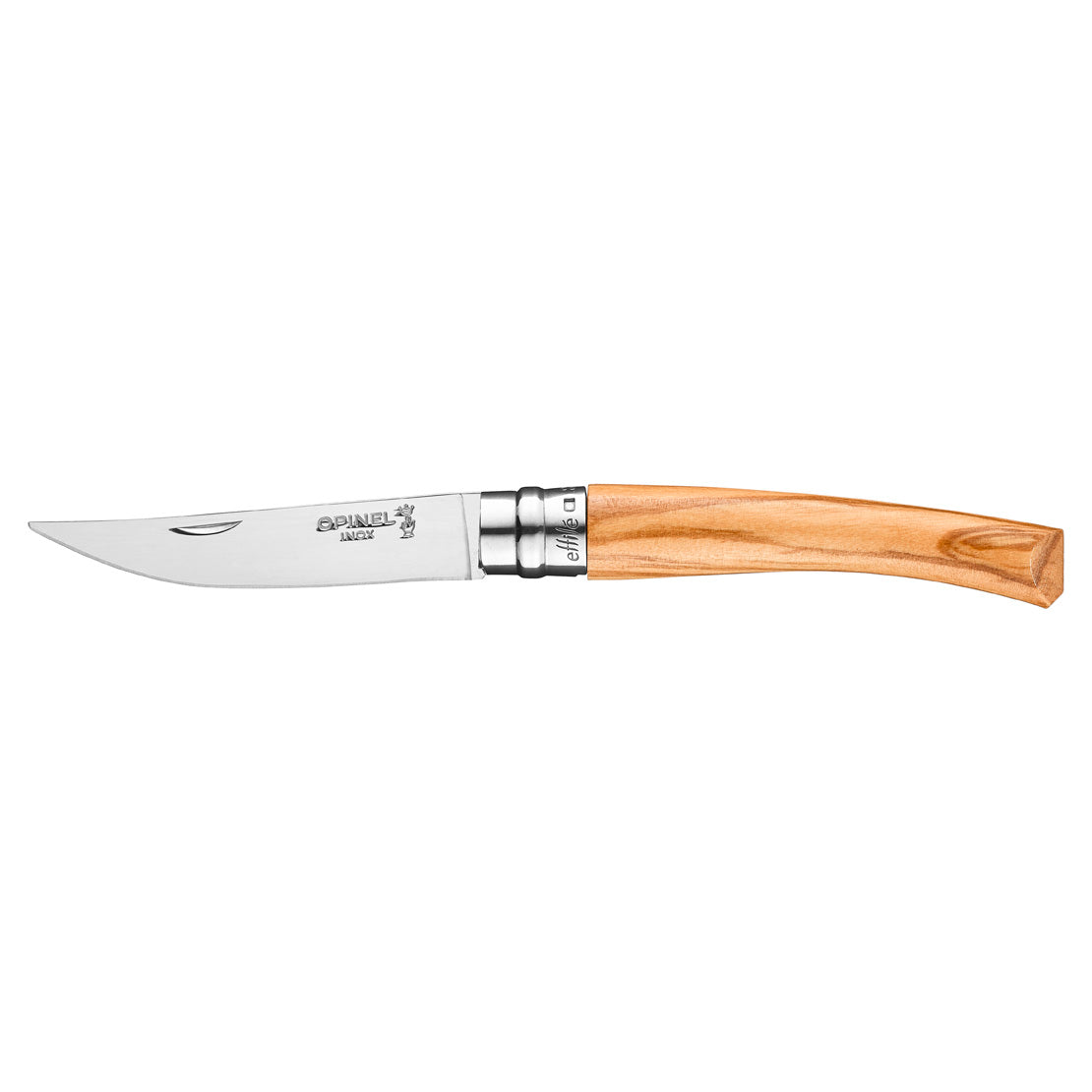 opinel-no-08-effil-slim-folding-knife-stainless-steel-slim-blade-with-beech-pado image 5