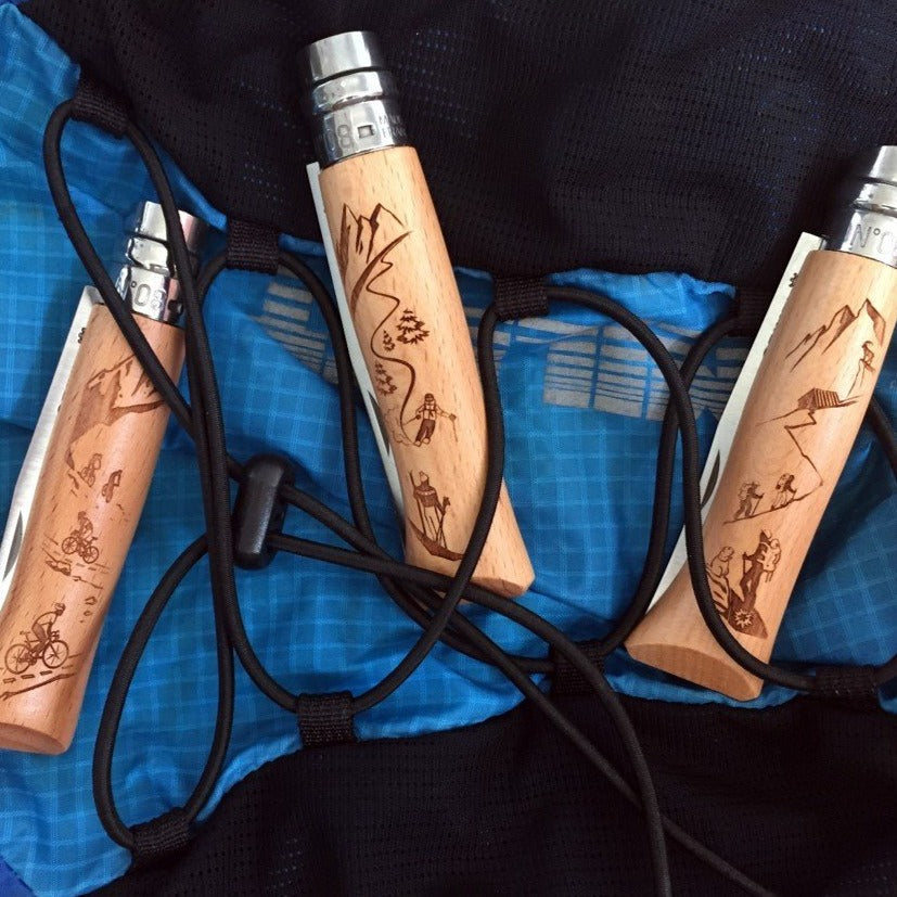opinel-no-08-engraved-handle-folding-knife-alpine-adventures-collection image 3