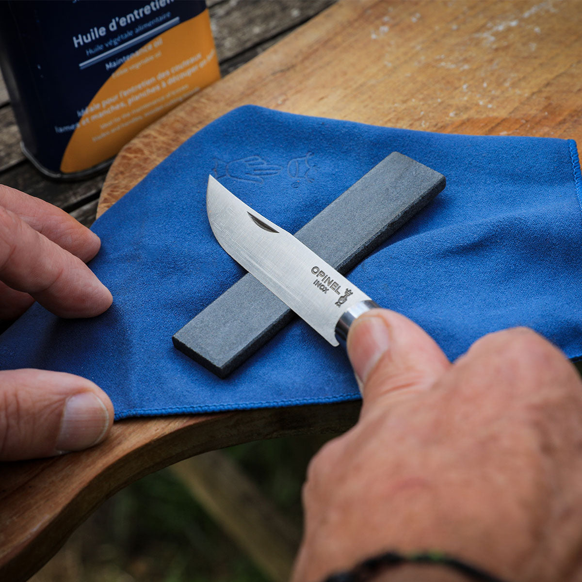 opinel-no-08-every-day-carry-kit-carbon-steel-folding-pocket-knife-with-beechwoo image 5