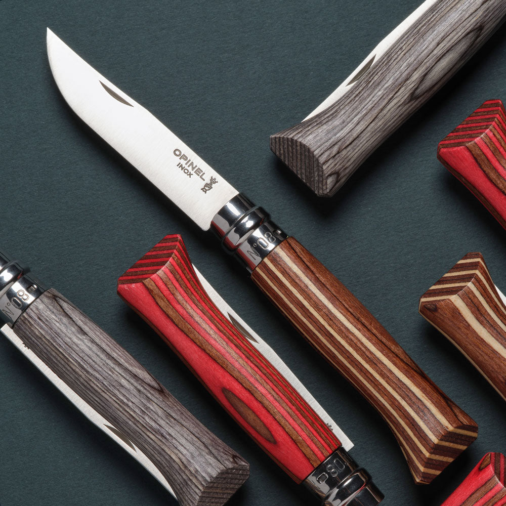 opinel-no-08-laminated-birch-folding-knife-hand-assembled-tinted-finnish-birch-h image 5
