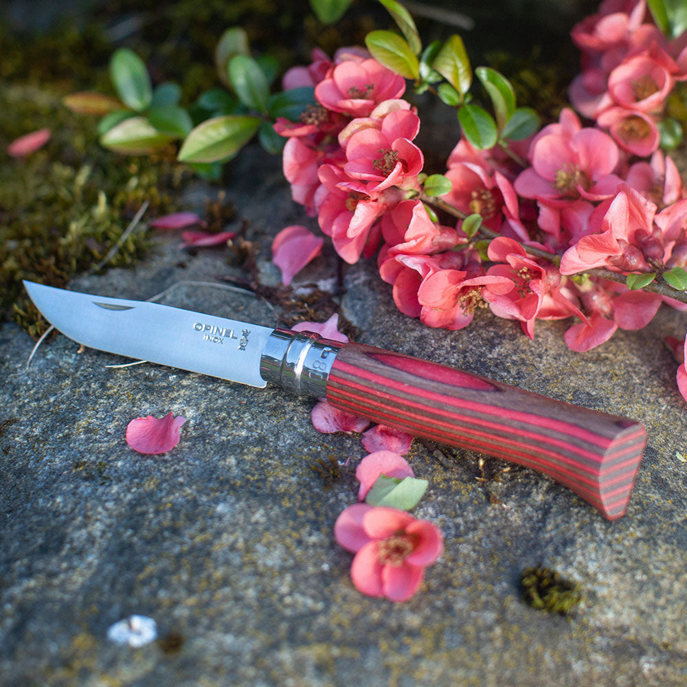 opinel-no-08-laminated-birch-folding-knife-hand-assembled-tinted-finnish-birch-h image 6