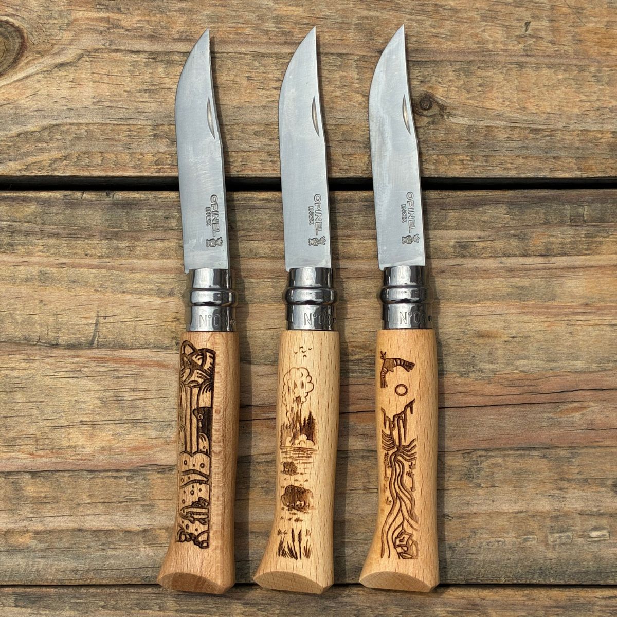 opinel-no-08-national-parks-folding-knife-artist-series-collection image 1