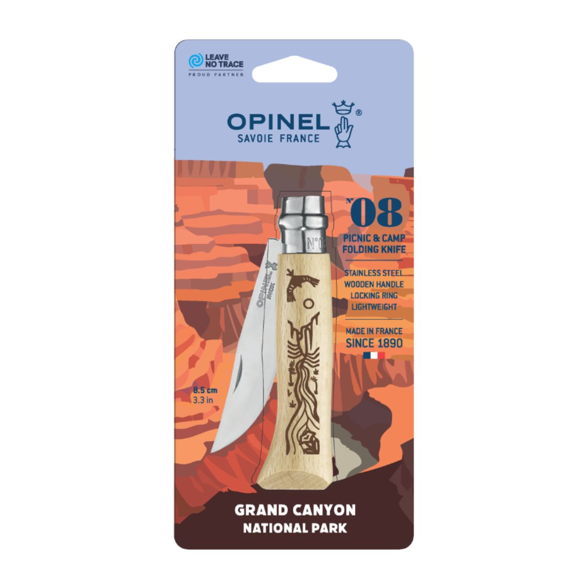 opinel-ultimate-national-parks-traveler-kit-no-08-folding-knife-and-wildsam-fiel image 6