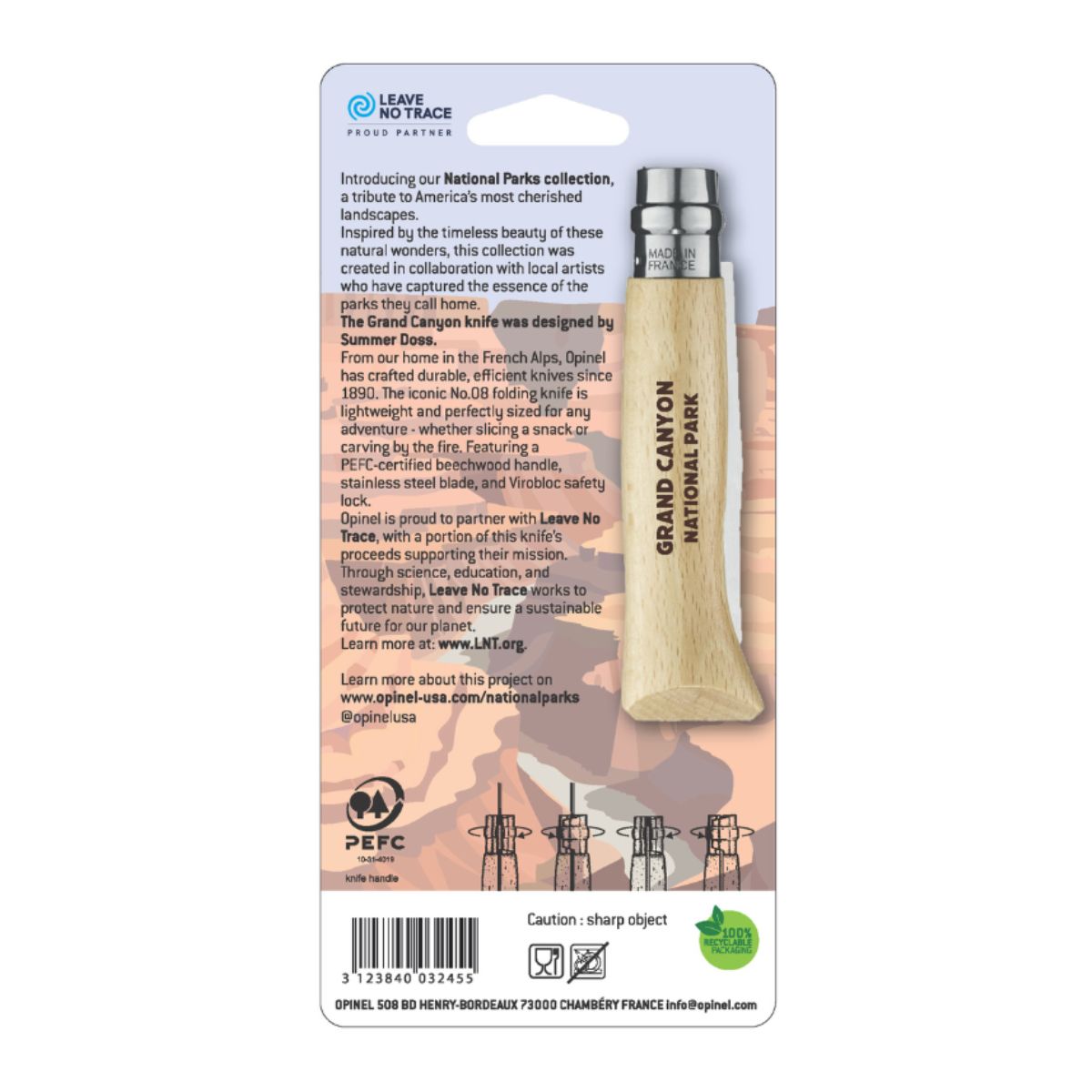 opinel-ultimate-national-parks-traveler-kit-no-08-folding-knife-and-wildsam-fiel image 7