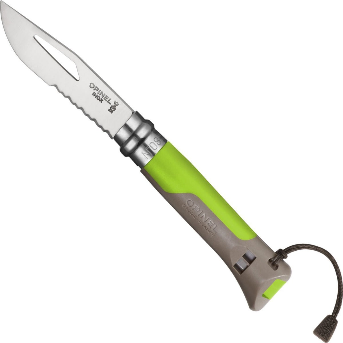opinel-no-08-outdoor-stainless-steel-folding-knife-12c27-sandvik-blade-survival- image 4