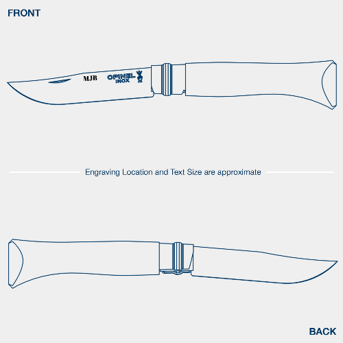 opinel-no-08-stainless-steel-inox-folding-knife-with-sheath image 1