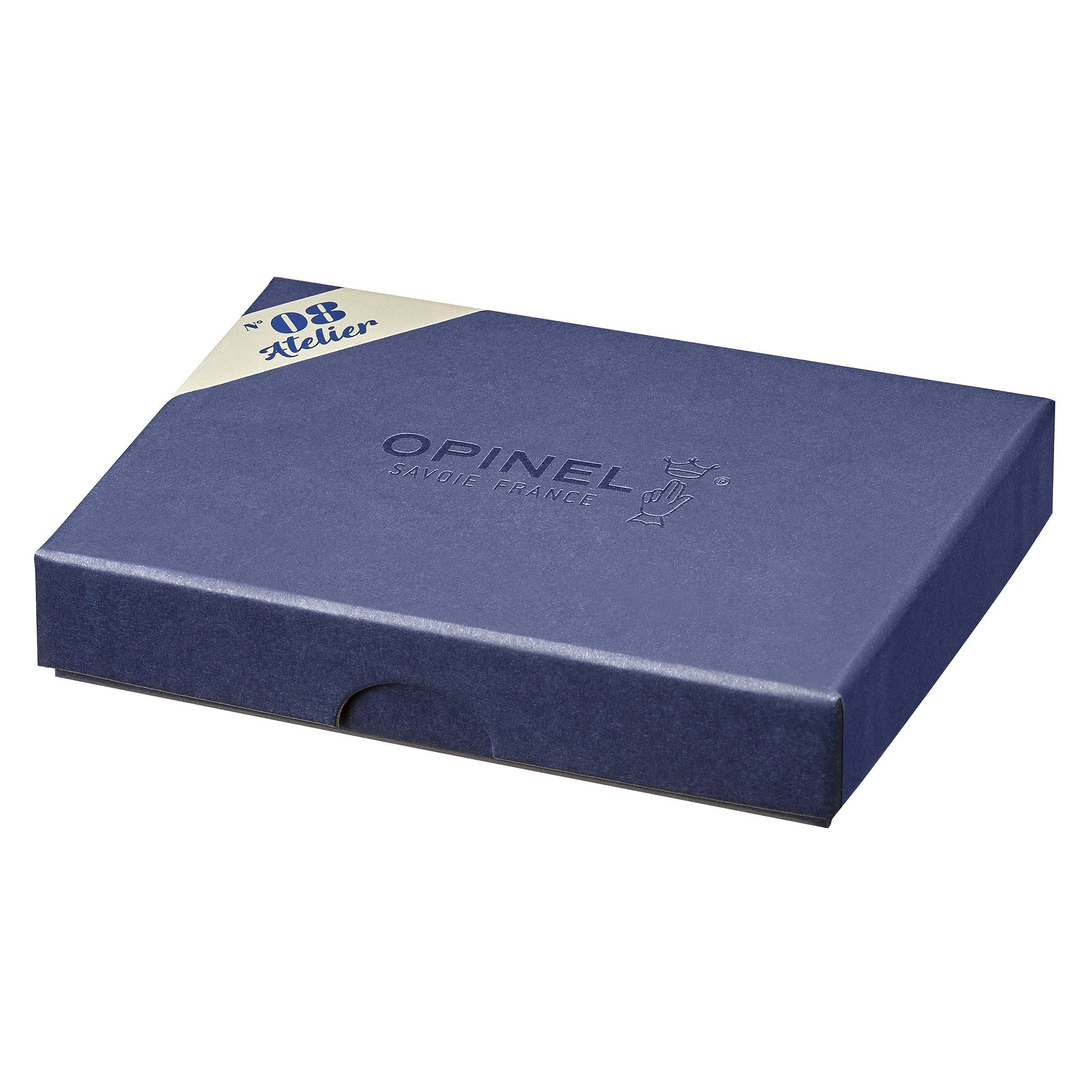 opinel-no-08-workshop-stainless-steel-folding-knife-walnut-ebony-handle-no-08-ic image 3