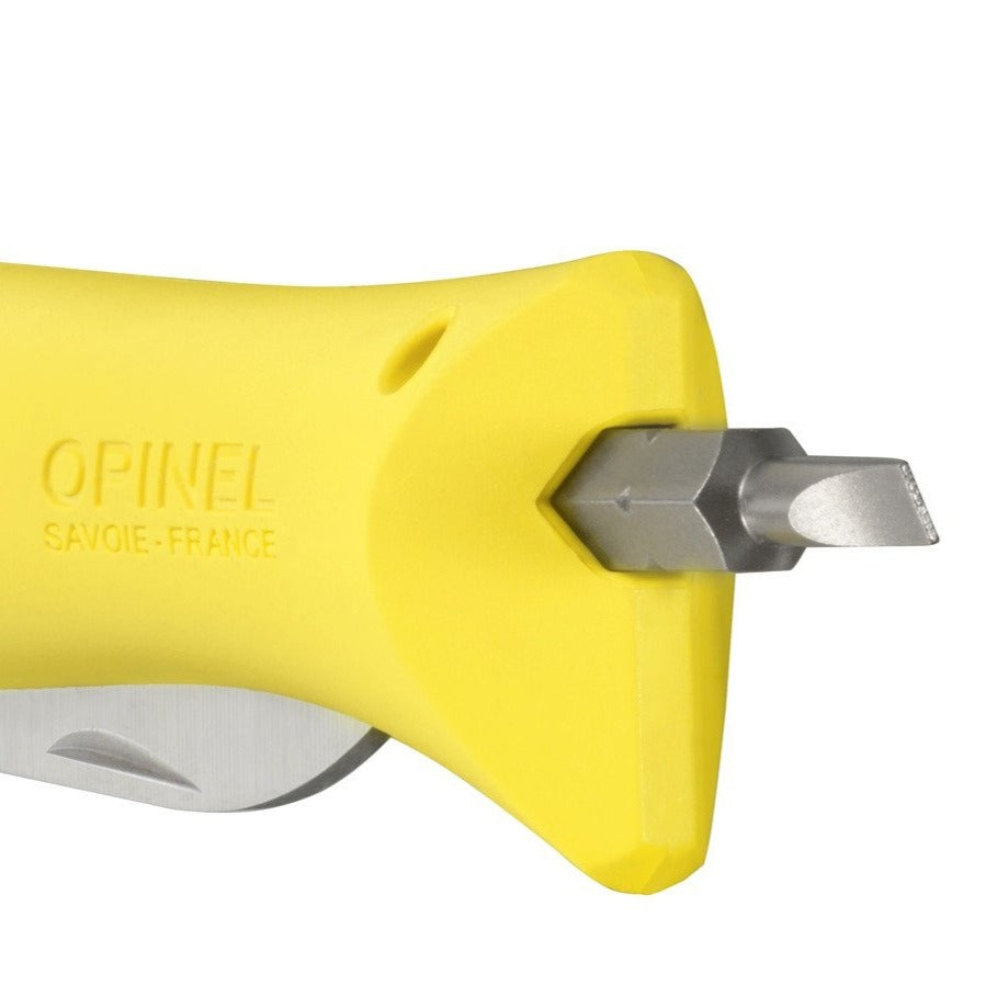 opinel-no-09-folding-knife-with-screwdriver-bubinga-handle-diy-utility-knife-wit image 5