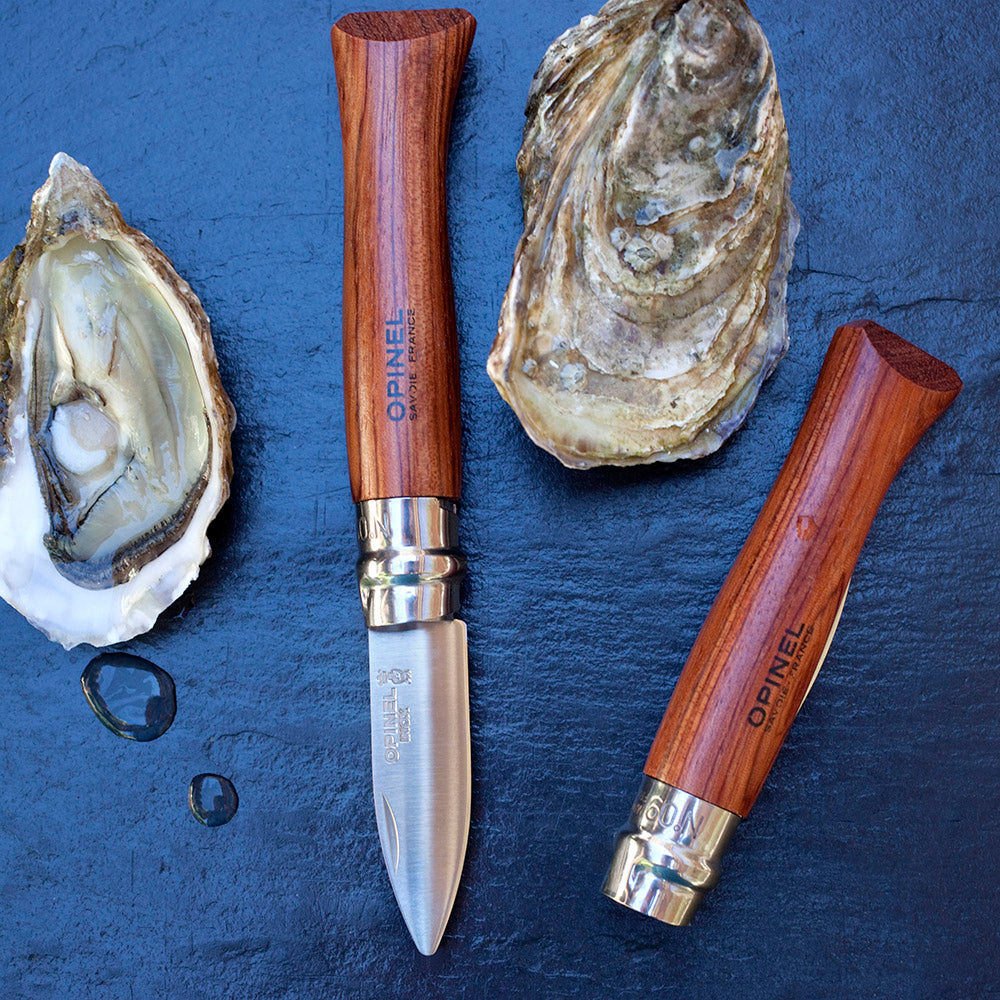 opinel-no-09-oyster-folding-knife-bubinga-wood-handle-blunt-tip-stainless-steel- image 4