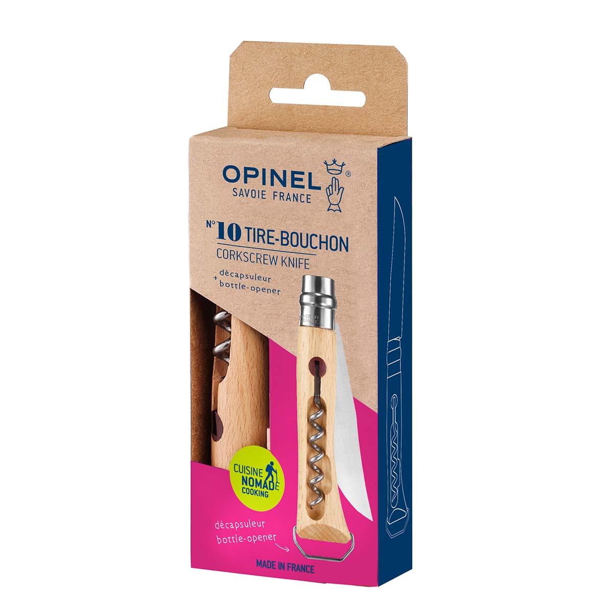 opinel-no-10-corkscrew-folding-knife-engraved-wedding-favor-bundle-set-of-8-with image 4