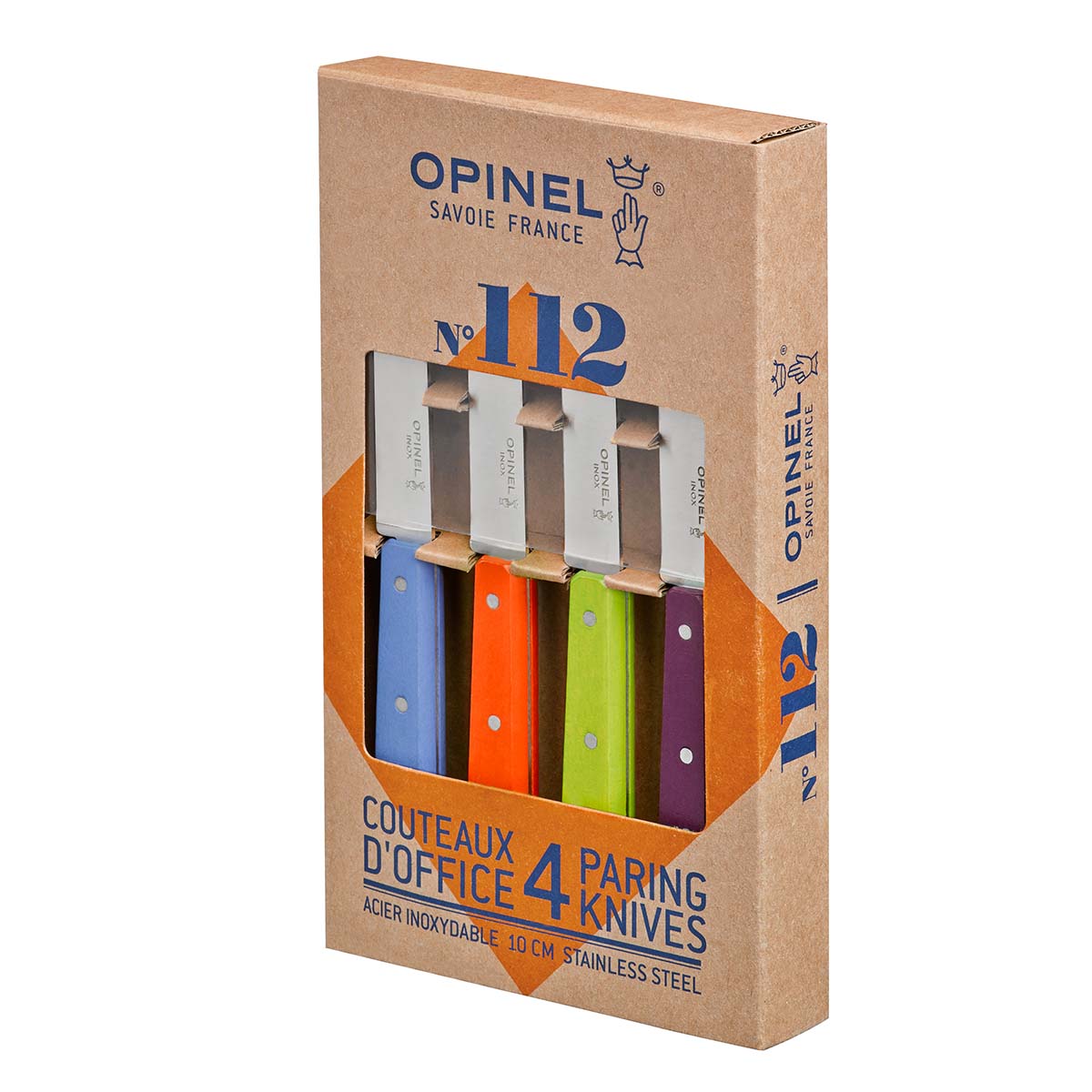 opinel-no-112-stainless-steel-paring-knife-set-with-varnished-hornbeam-handles image 5