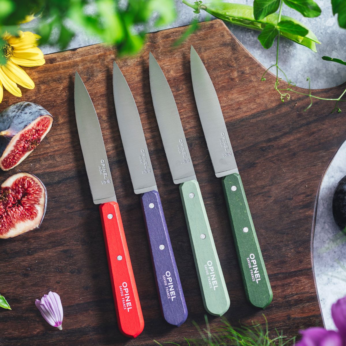 opinel-no-112-stainless-steel-paring-knife-set-with-varnished-hornbeam-handles image 7