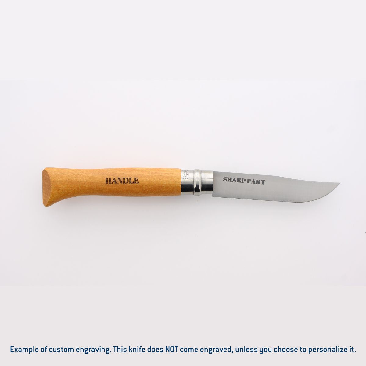 opinel-second-chance-no-12-carbon-steel-folding-knife-beechwood-handle-camping-r image 3