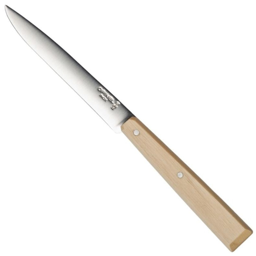 opinel-bon-app-tit-non-serrated-steak-knife-riveted-wood-handle-smooth-cut-stain image 7