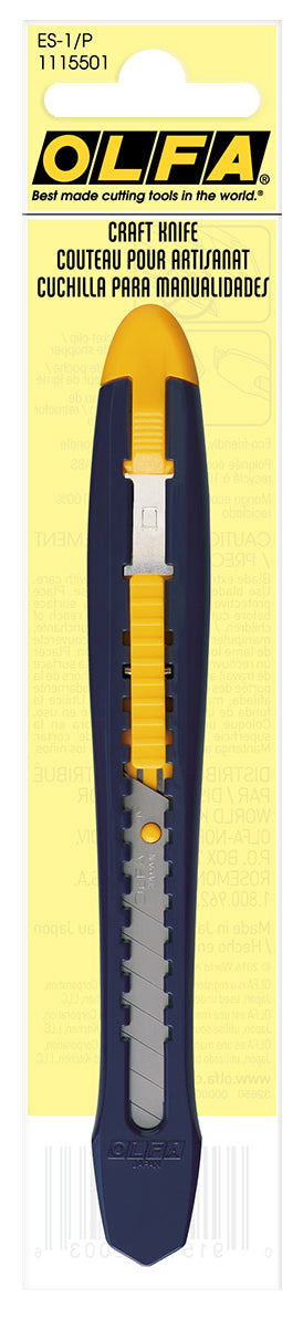 olfa-es-1-9mm-basic-precision-utility-knife-with-auto-lock-and-recycled-material image 2