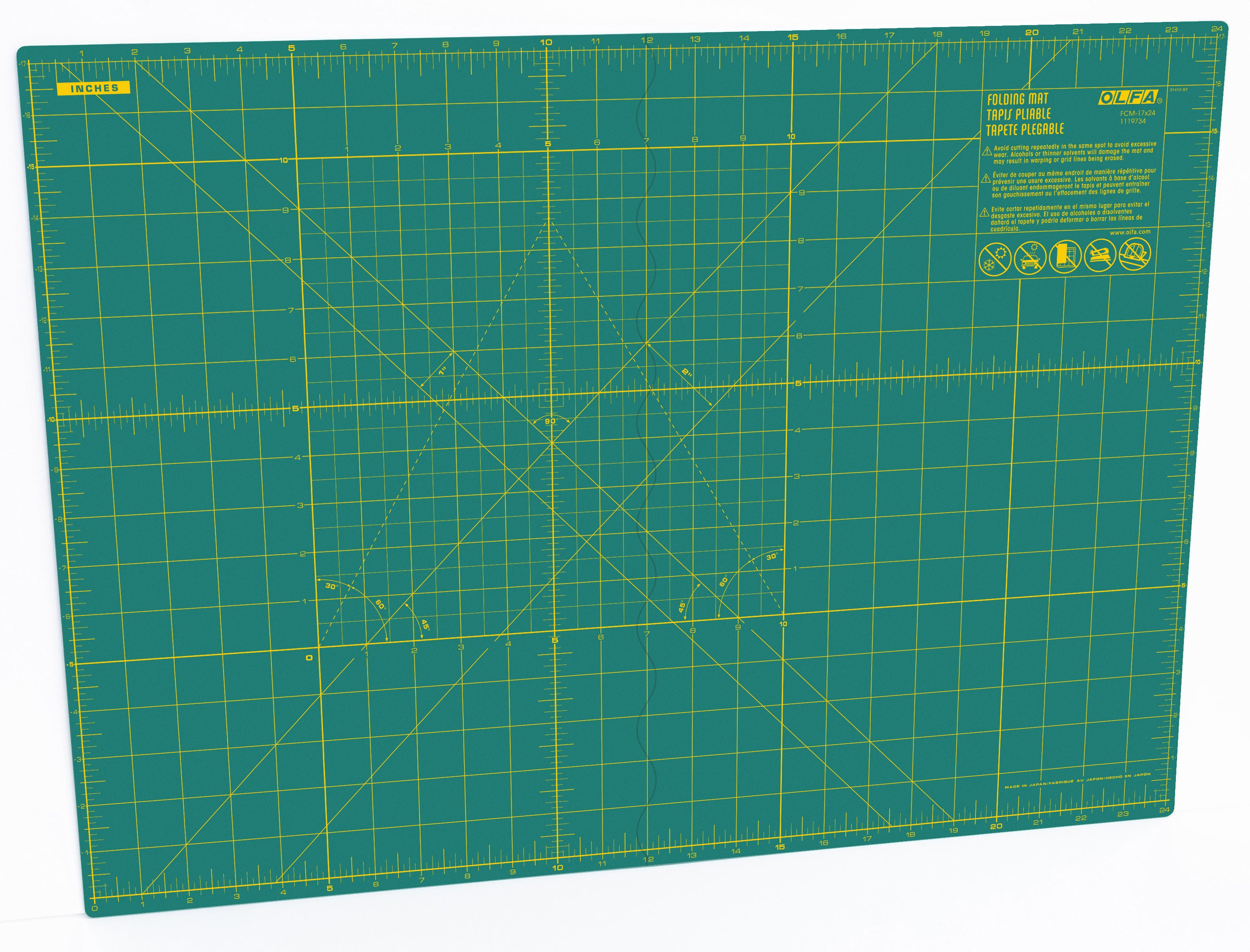 olfa-fcm-17x24-17-x-24-folding-cutting-mat-double-sided-self-healing-rotary-mat- image 4