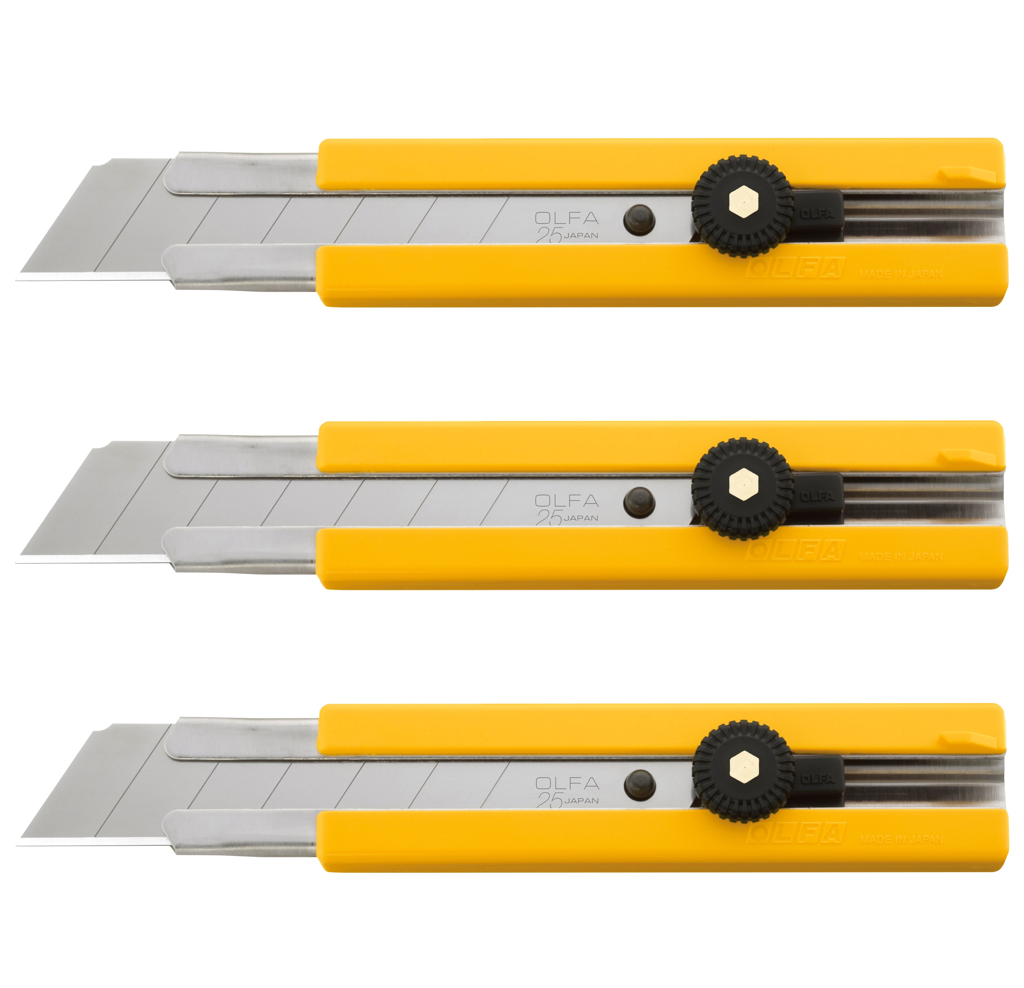 olfa-h-1-classic-25mm-extra-heavy-duty-ratchet-lock-utility-knife-with-anti-slip image 1