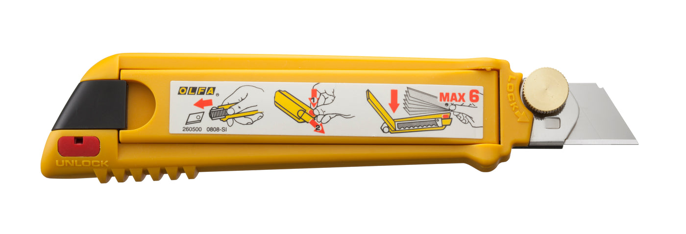olfa-pl-1-18mm-pro-load-auto-load-multi-blade-utility-knife image 6