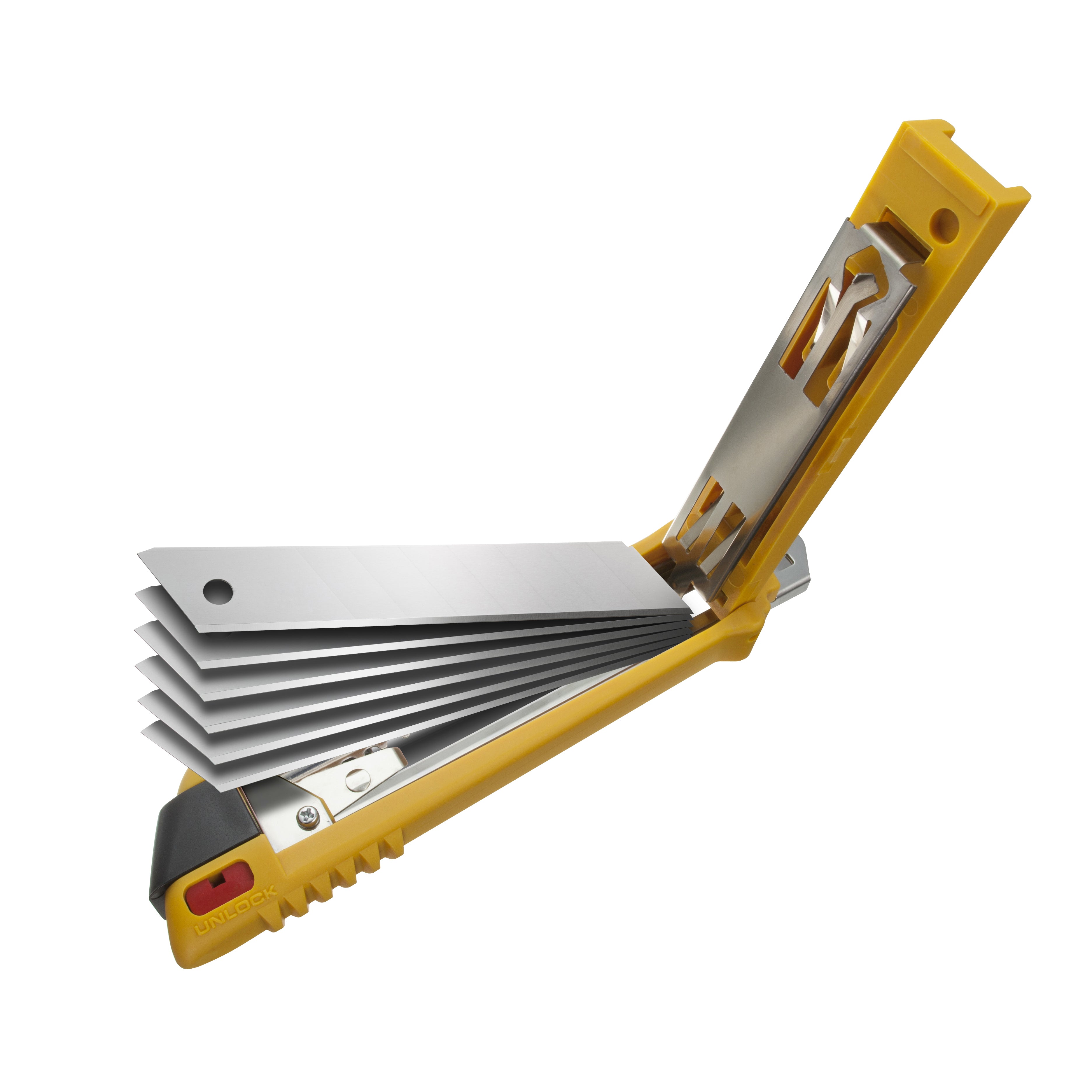 olfa-pl-1-18mm-pro-load-auto-load-multi-blade-utility-knife image 4