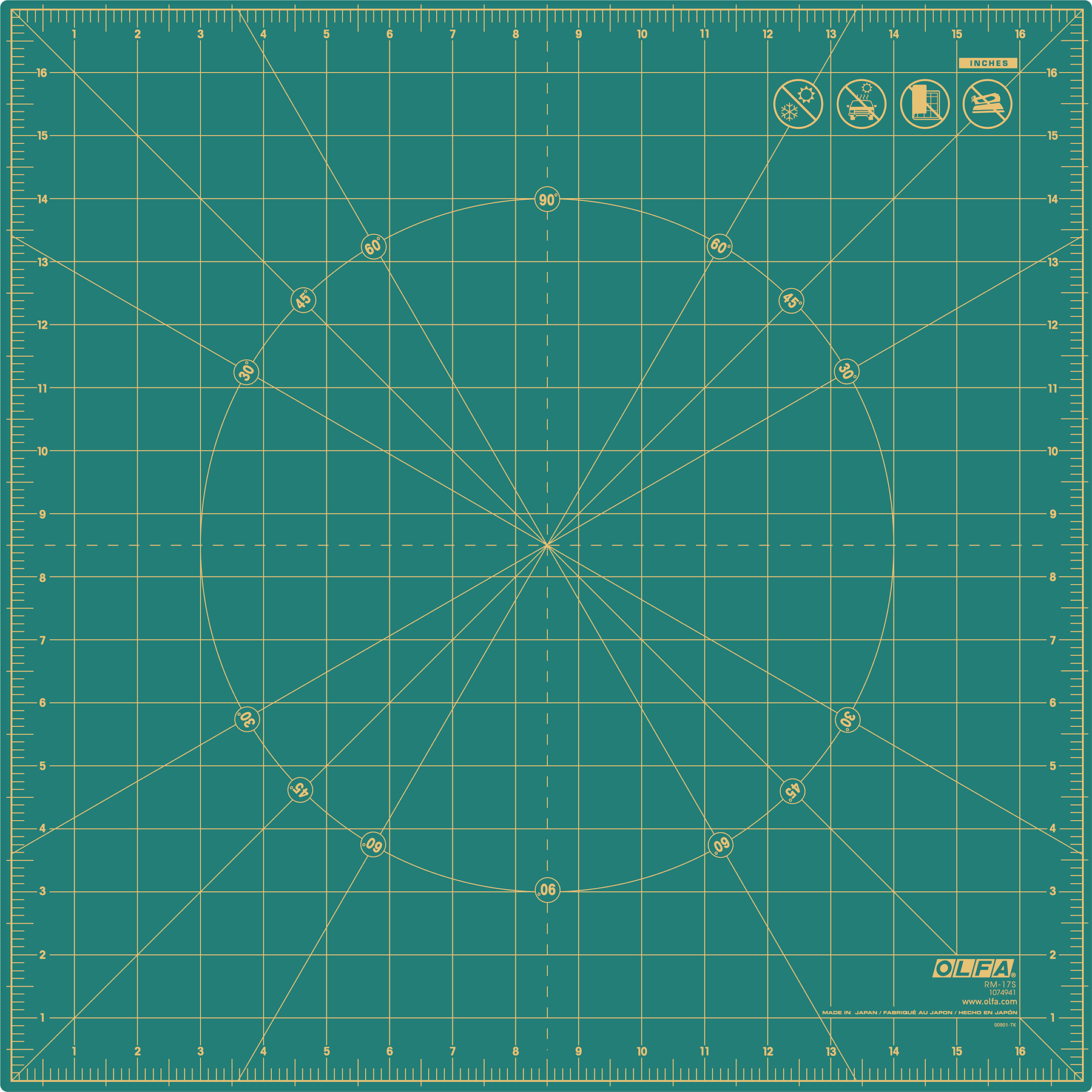 olfa-rm-17s-17-rotating-self-healing-cutting-mat image 1