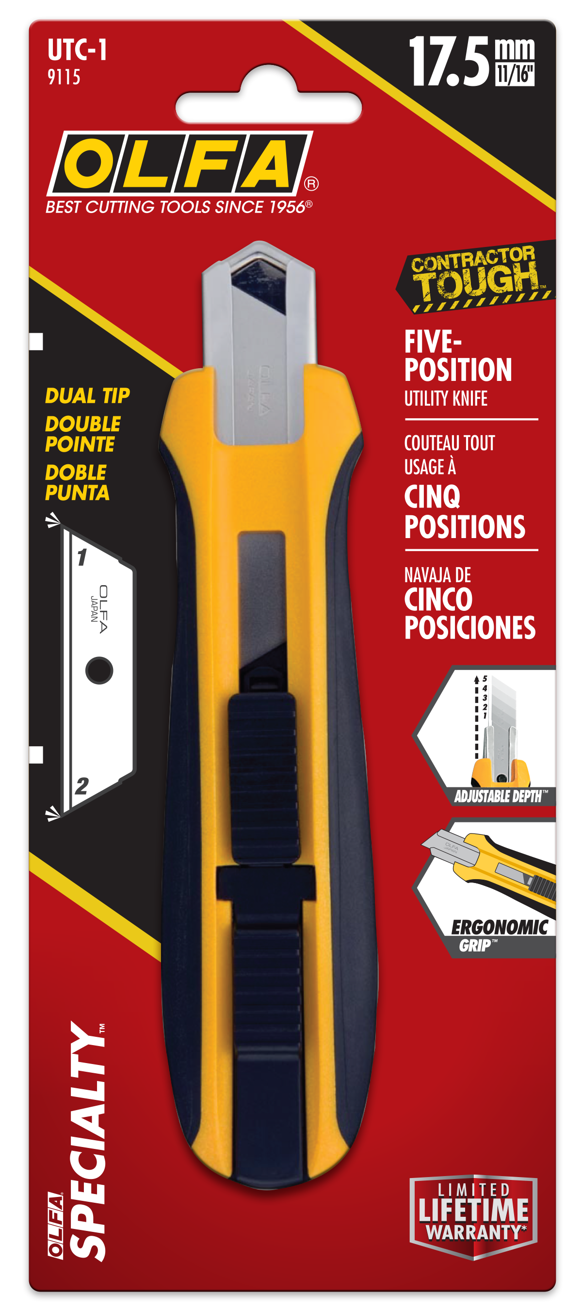 olfa-utc-1-5-position-utility-knife-fiberglass-reinforced-auto-lock-retractable- image 5