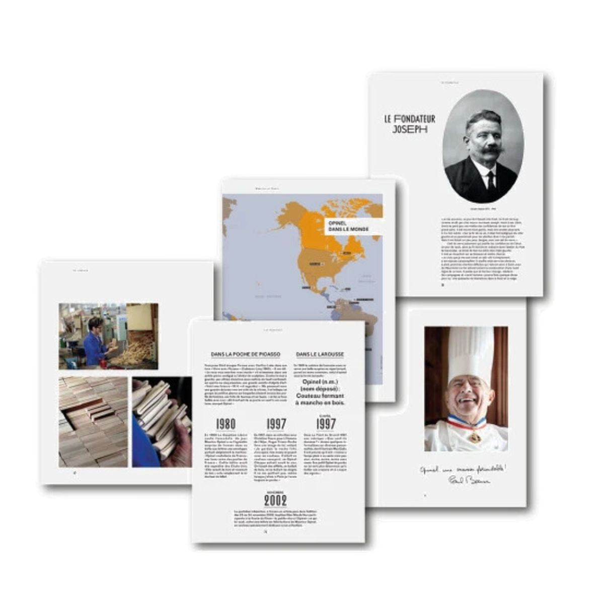 opinel-au-fil-de-l-histoire-hardcover-book-159-page-french-language-history-of-t image 2