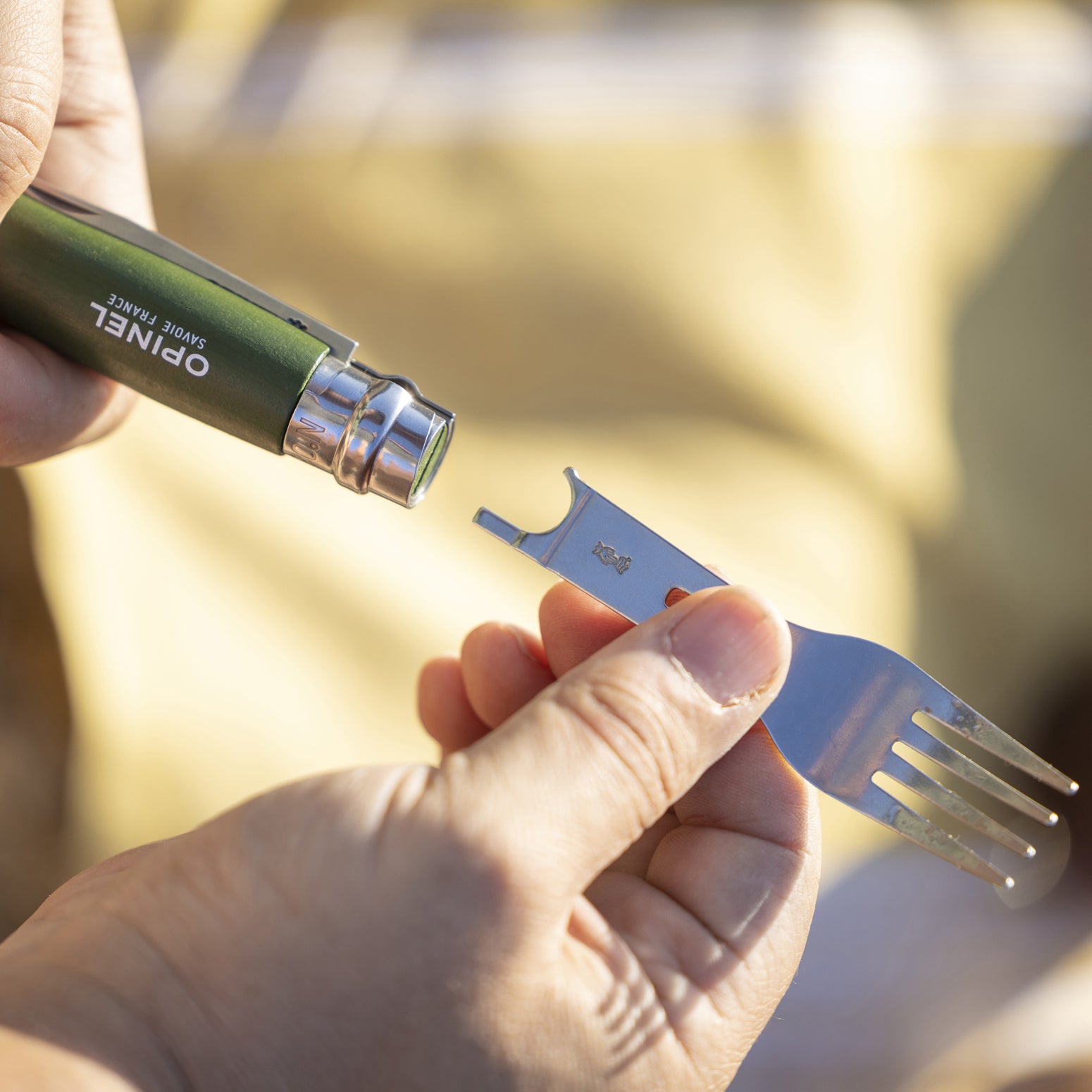 opinel-picnic-cutlery-insert-set-fork-and-spoon-inserts-for-no-08-folding-knife- image 4