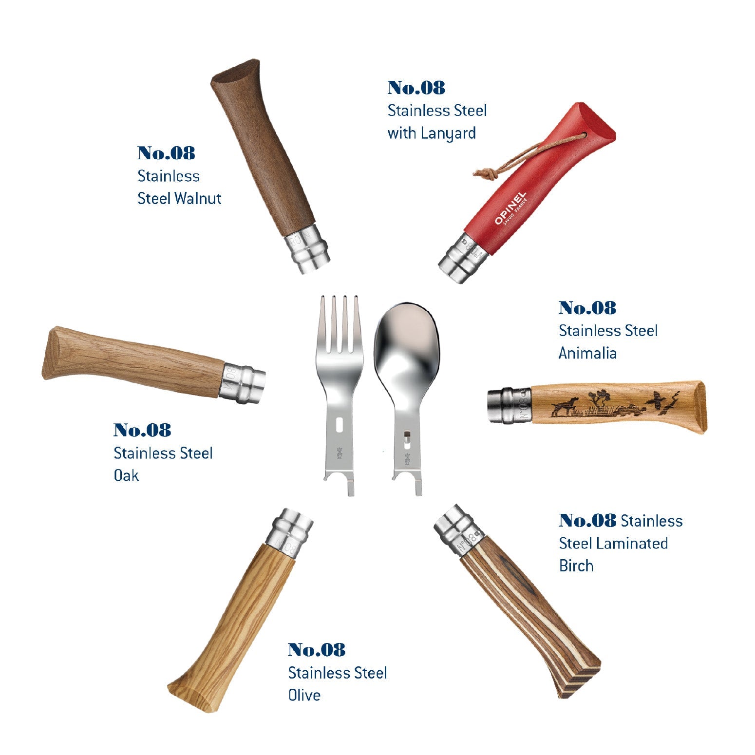 opinel-picnic-cutlery-insert-set-fork-and-spoon-inserts-for-no-08-folding-knife- image 6
