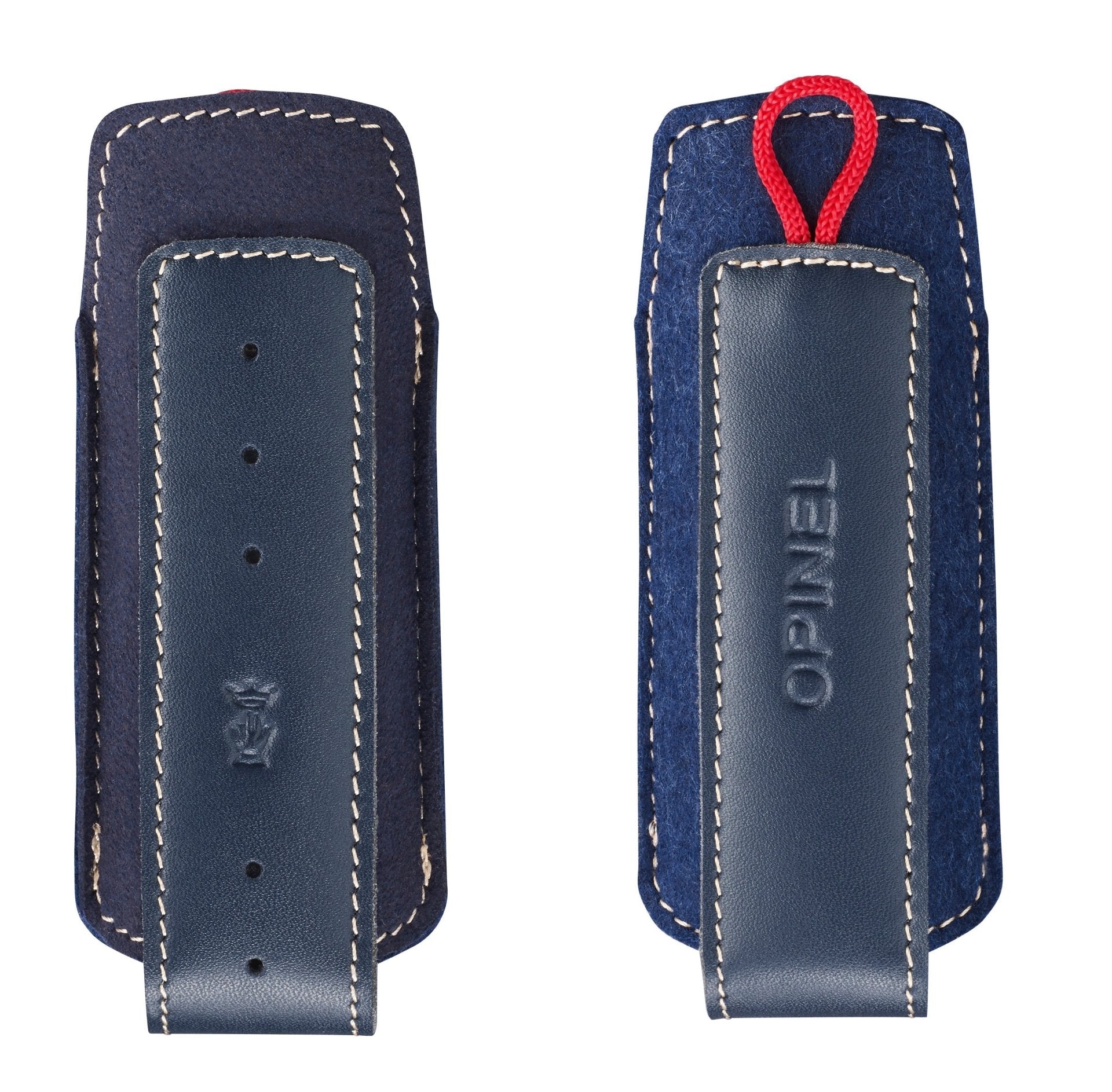 opinel-pocket-knife-sleeve-synthetic-leather-protective-carry-pouch-blue image 1