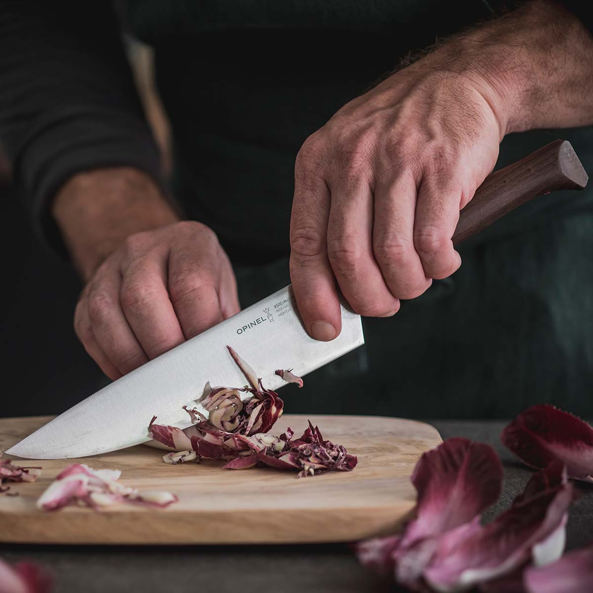 opinel-les-forg-s-1890-professional-chef-knife-8-full-tang-hot-forged-x50crmov15 image 2
