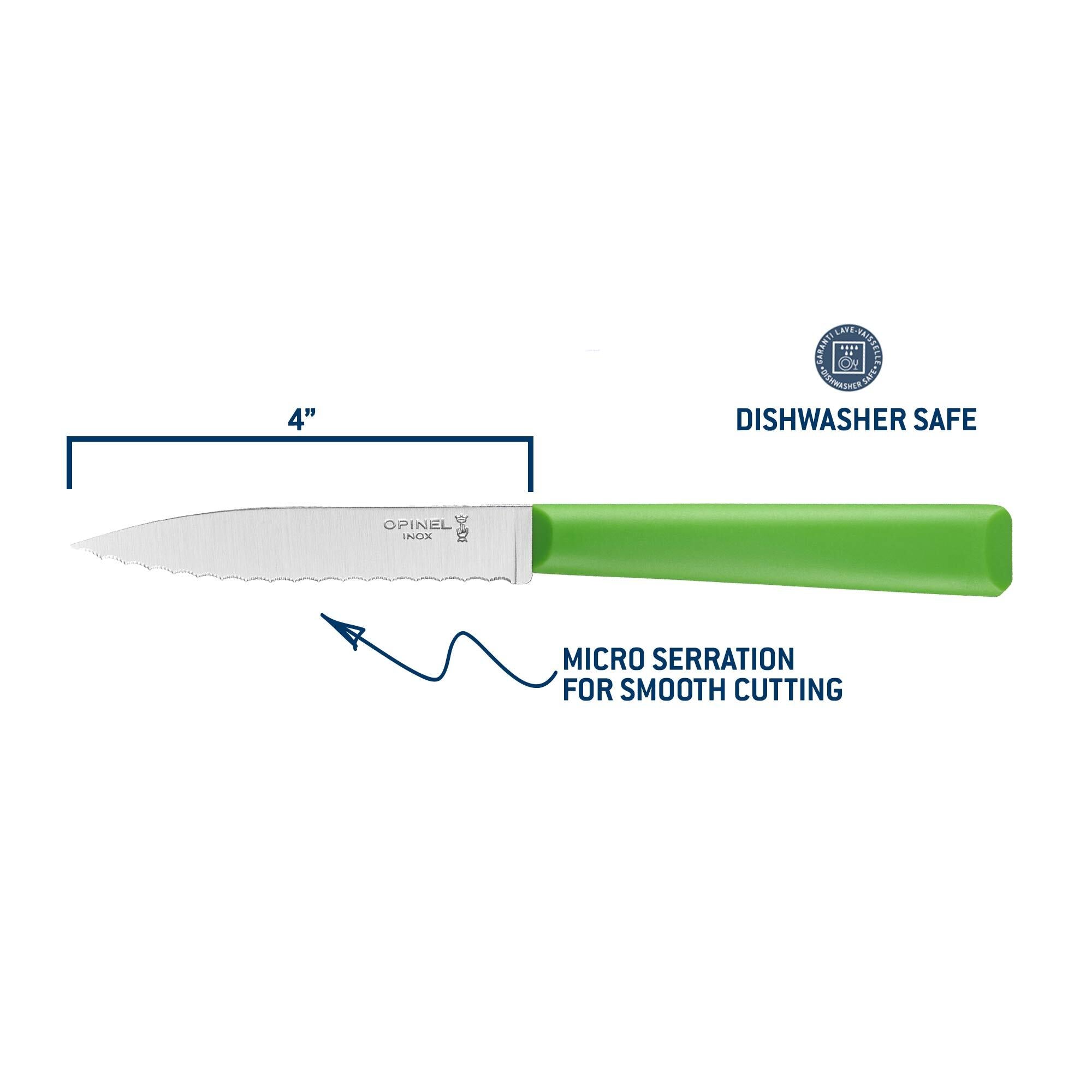 opinel-essential-serrated-paring-knife-4-stainless-blade-red-fiber-reinforced-po image 3