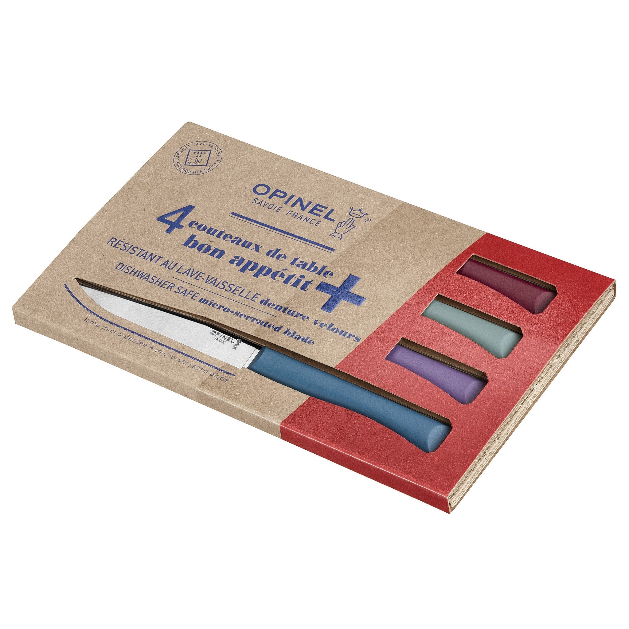 opinel-bon-app-tit-serrated-steak-knife-set-4-dishwasher-safe-knives-with-polyme image 8