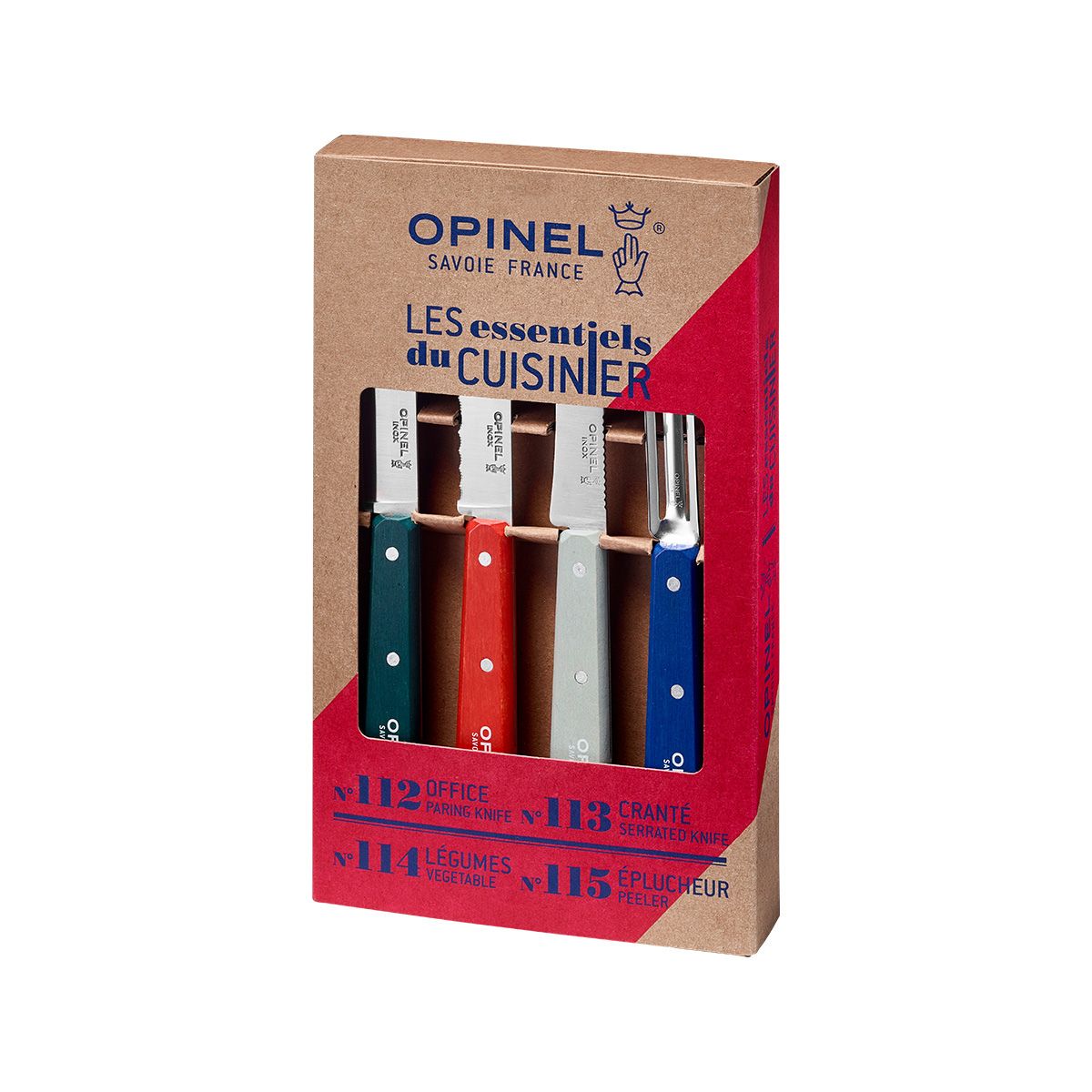 opinel-essential-small-kitchen-knife-set-4-piece-paring-vegetable-serrated-parin image 7